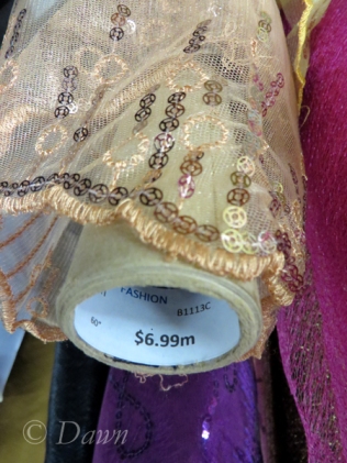 embellished tulle from Marshalls