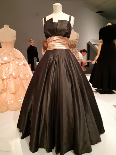 The Isabelle gown at the Dior display