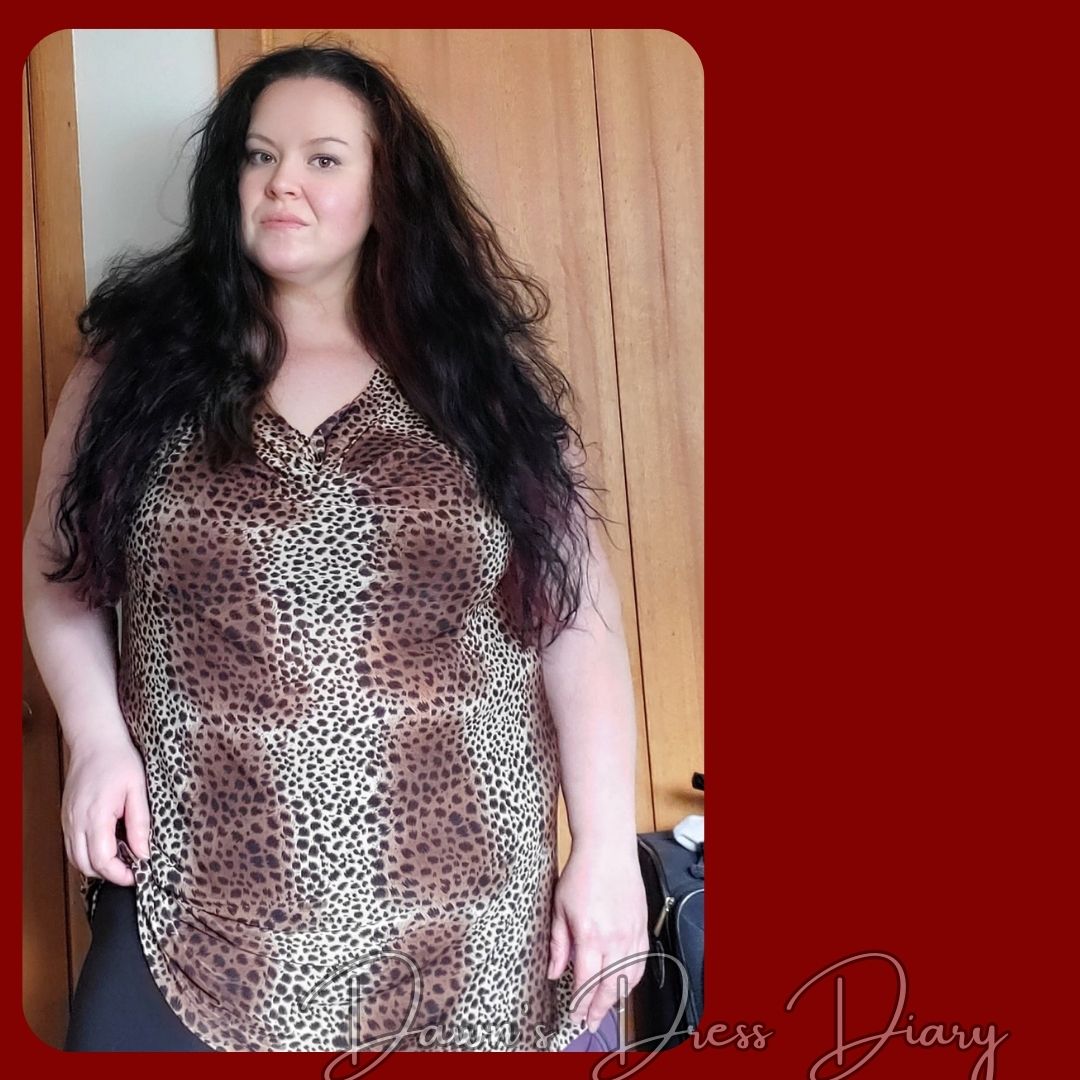 Leopard-print Draped-Front Tunic « Dawn's Dress Diary